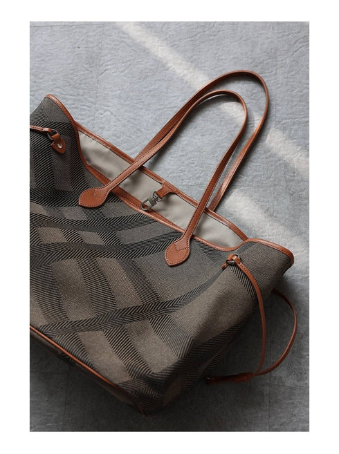 Never Full Large Tote Bag Commuter Bag - Zafari Studio Jewelry